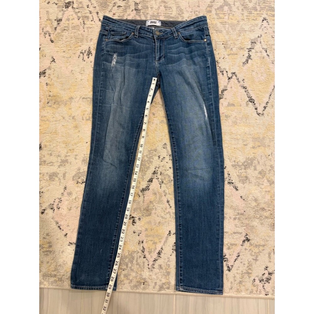 PAIGE Dark Blue Jimmy Jimmy Skinny Jeans - Picture 5 of 5
